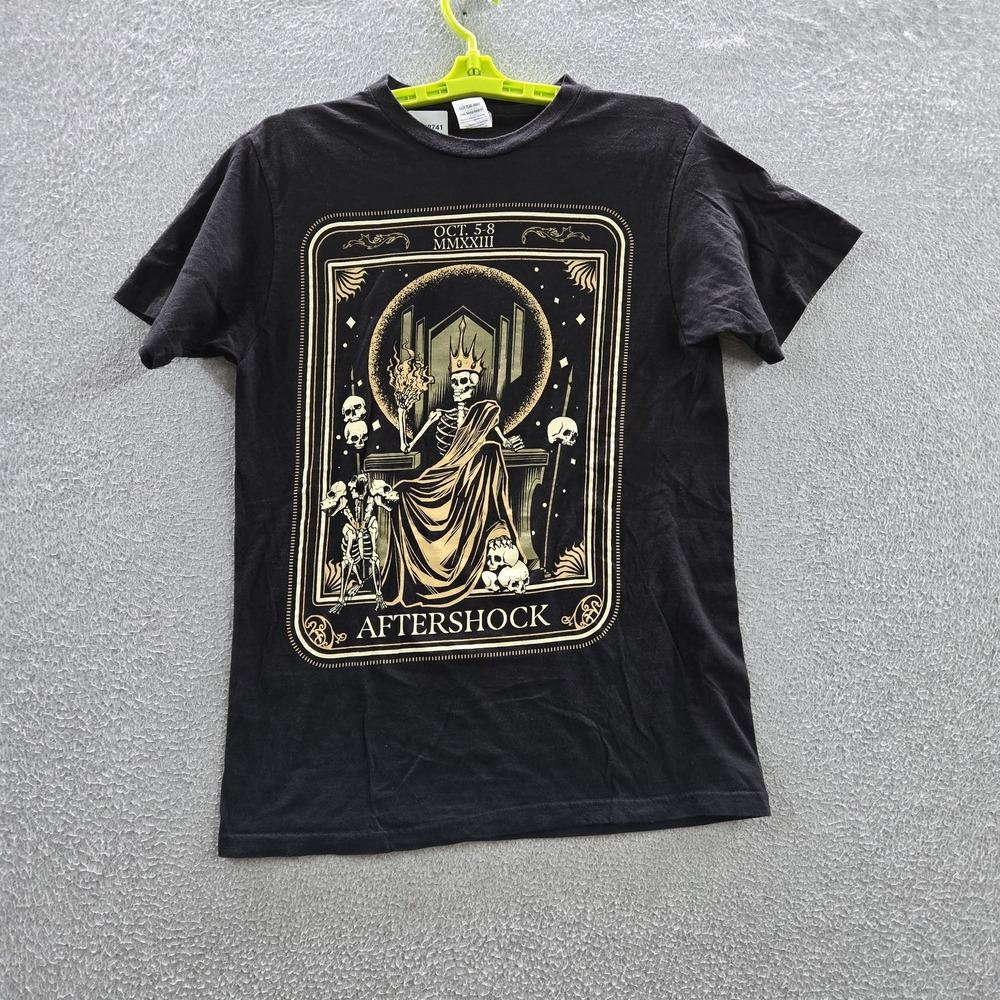 Aftershock Men Shirt M Black Korn Avenged Sevenfold Concert Tee Grunge READ